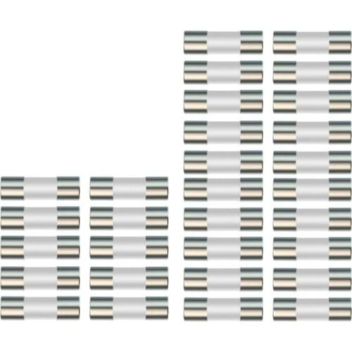 20pcs Ceramic Fuse For Multimeter Instrument 600mA 10A Ceramic British Plug Fuse