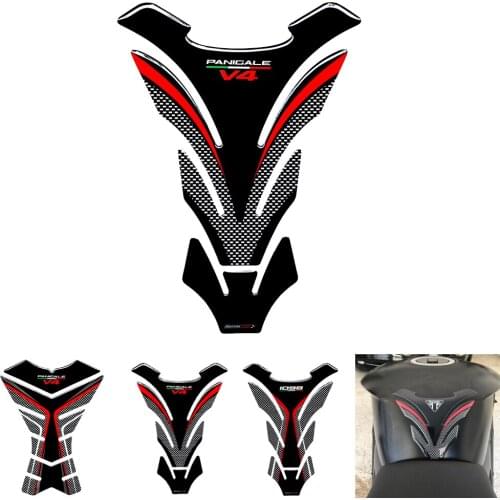 3D Resin Motorcycle Tank Pad Protector Case forDucati Panigale V4 S R Speciale Decals
