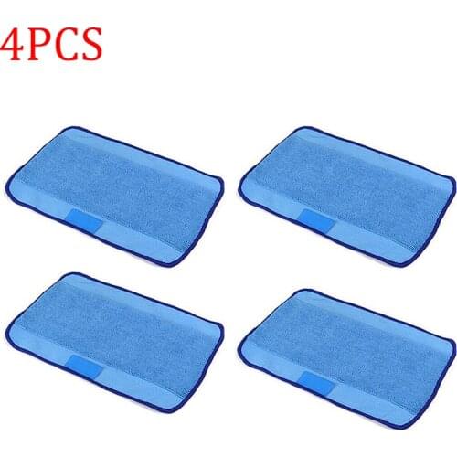 4PCS Microfiber Pro-Clean Mopping Cloths Pad for iRobot Braava Minit 4200 5200 5200C 380 380t Robot Vacuum Cleaner Parts
