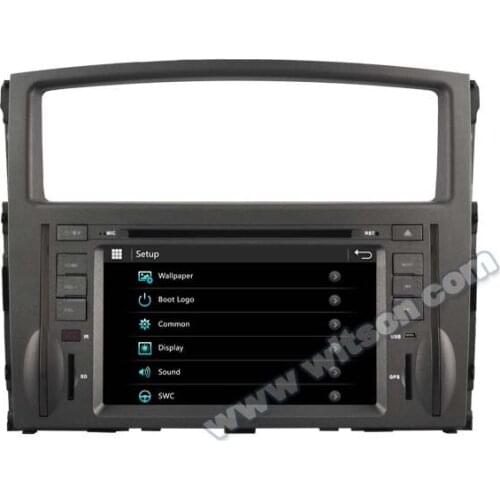 7" Special Car DVD for Mitsubishi Pajero 2006 2007 2008 2009 2010 2011 with Tire Pressure Monitoring System Support