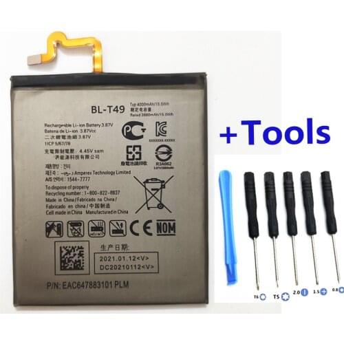 New BL-T46 BL-T49 Battery For LG K510 K51S LM-K410BMW LM-K510BMW V60 ThinQ LMV600VM V600VM V600QM5 Phone