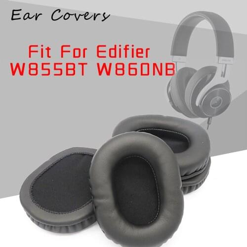 Ear Pads For Edifier W855BT Headphone Earpads Replacement Headset Ear Pad PU Leather Sponge Foam