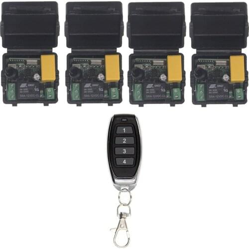 Remote Control Switch AC220V Single-Channel Electric Lamp Remote Control Split 1 Control 4 Sets Of Receivers