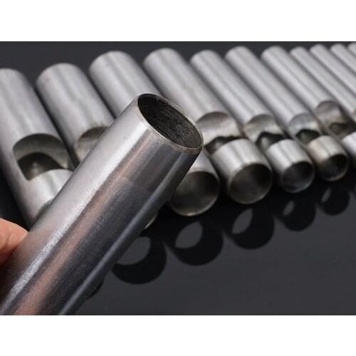 1pcs 45# Steel Rivets punch tool single cap snap rivet punch setter hand tool Steel spike studs for leather craft garment shoes