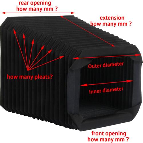 Custom Made Universal Bag Bellows For Technika V Tachihara Wista DX Toyo 45A 45G