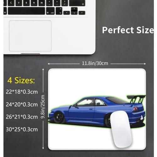 Lemans Blue Mouse Pad DIY Print Rwb Skyline Ssr Te37 Rays Volk 2jz Nissan Gtr Nissan Skyline Gtr Mazda