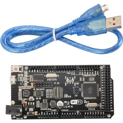 Mega2560 + WiFi R3 ATmega2560+ESP8266 32Mb memory USB-TTL CH340G for Arduino Mega NodeMCU For WeMos ESP8266
