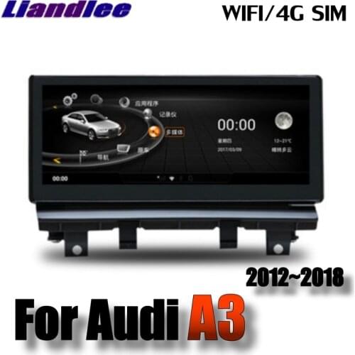 Liandlee Car Multimedia Player NAVI For Audi A3 S3 RS3 8V 2012~2018 MMI Original Car System Radio Stereo GPS Screen Navigation