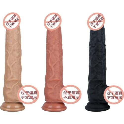 Soft Flesh Dildo Realistic with Suction Cup Sucker Big Artificial Penis for Women Sex Toys Female Masturbator Adult Sex Product