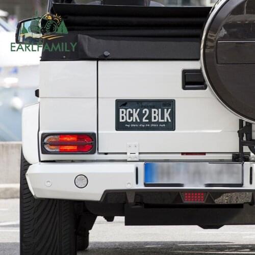 EARLFAMILY 25cm x 13.1cm for To Black Amy Winehouse License Car Stickers Camper JDM Decals Waterproof Scratch-Proof Car Styling