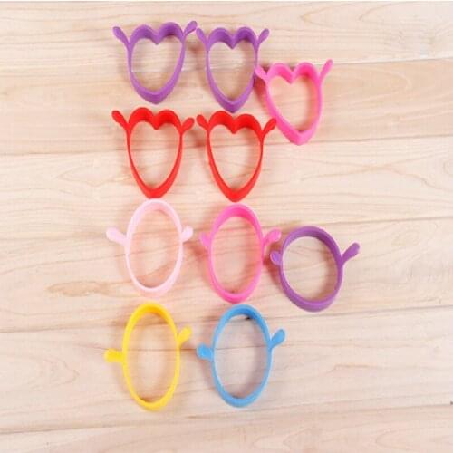 Creative Egg Tools Kitchen Round Heart Silicone Omelette Mould For Eggs Frying Pancake Ring Mould Tool Breakfast Essential