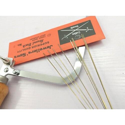 144PCS High Quality Golden Swords Saw Blade for Jeweller