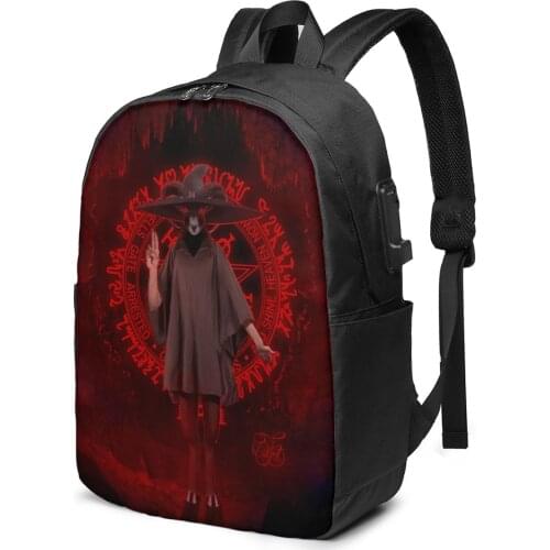 Teenage Backpack for School Boy Girl Goat School Bag USB Charging Bookbag