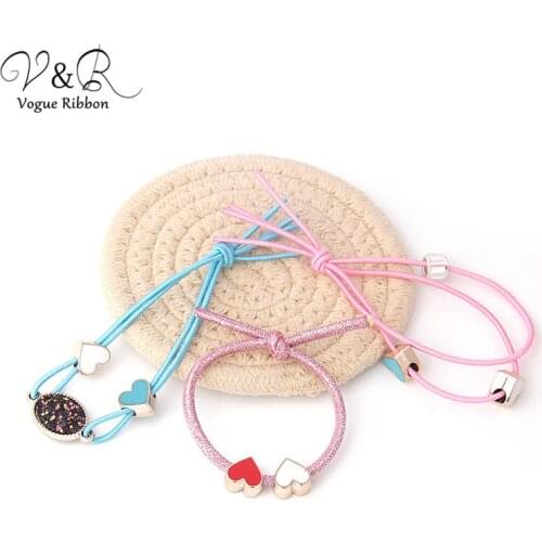 Diy Handmade Jewelry Making Love Heart Charms Pendants Hair Band Accessories Set Components Decoration Fashion Accessories Gift