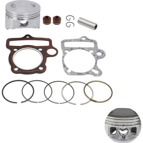 Complete Piston Kit Rings 1X For Stomp YX140 Pitbike Engines Gasket Oil Seal Diameter 56mm For Z140 Z3 140 Z2 Pit Bike WPB Demon