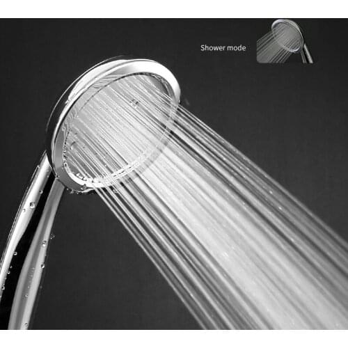 Hand Shower Single Function Simple Sprinkler Round Rain Bathe Silica Gel Self-cleaning Sprinkler High Quality Shower Head