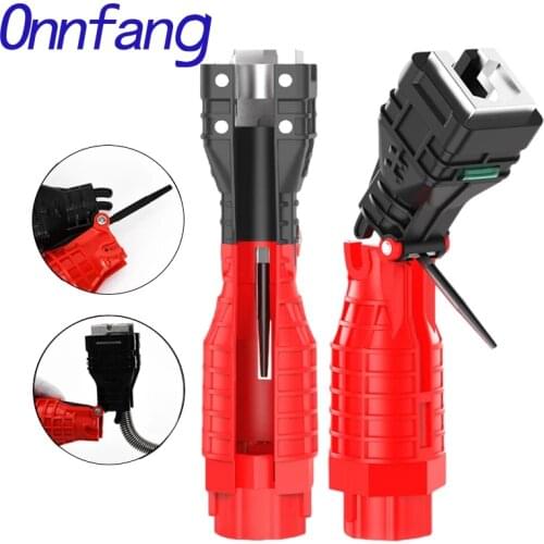 New folding 18 in 1 multifunctional water pipe double end wrench basin bottom pliers sleeve installation tool for bathroom sink