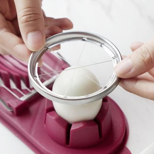 Multifunctional Two-Way Egg Cutter Stainless Steel Blades Egg Slicer Small Kitchen Gadgets Utensils For Kitchen For Convenience