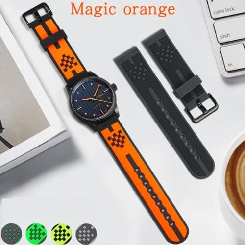 Waterproof Silicone Strap Replace Mido Seiko Citizen Huawei GT 20mm 22mm Sport Diving Rubber Mens Wristband
