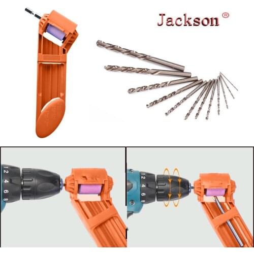 Drill Bit Sharpener 2-12.5mm Portable Corundum Grinding Wheel Powered Tool for Drill Polishing Grinder Wheel Woodworking tool