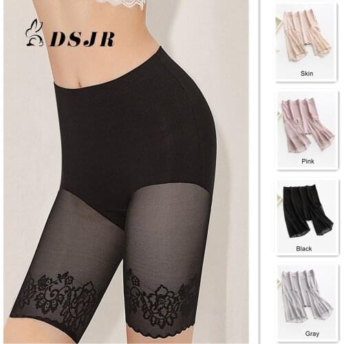 High Waist Large Size Cotton Anti Chafing Safety Pants Shorts Under Skirt Elastic Breathable Leggings Undershorts for Women