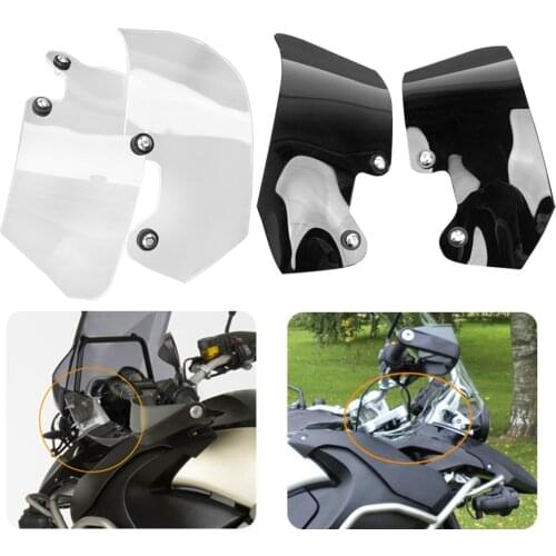 1 Pair Motorcycle Windshield Extension Spoiler Windscreen Air Deflector for BMW R1200GS Adventure 2004-2012 Motorcycle Parts