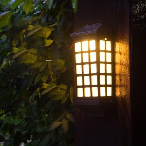 Solar Led Light Outdoor Wall Lamps Waterproof Energy-saving Garden Lights Fence Outdoor Solar Street Lamps Patio Decoration