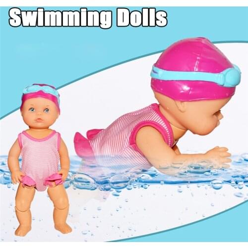 Waterproof Swimming Doll Baby Education Smart Electric Dolls Water Fun Joint Movable Swim Dolls Infant Toys For Girls Gifts