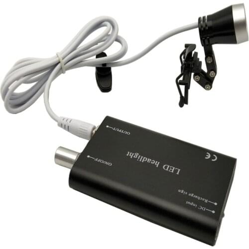 High Intensity Medical Headlamp Surgical Dental Use Protable with Iron Clamp