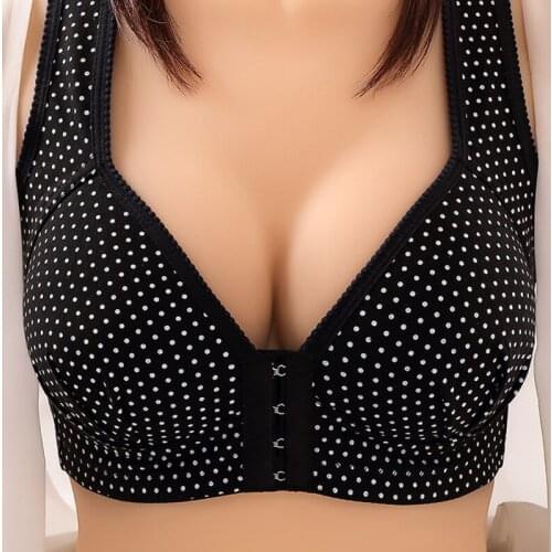Brand Hot Sexy Push Up Bra Women Bra Deep V Cotton Blend Ladies Underwear Large Size Womens Bra Without Steel Ring New