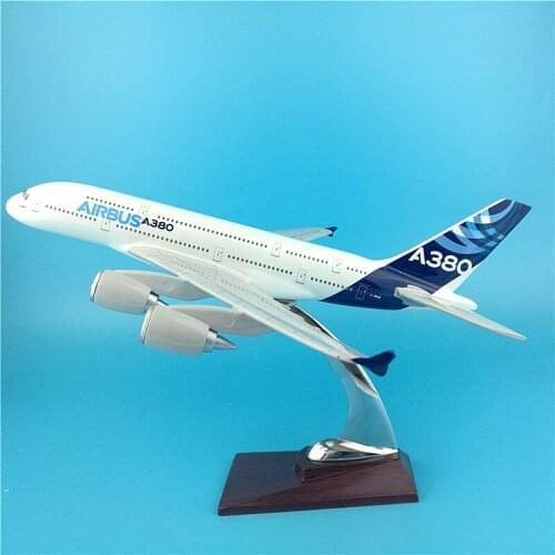 30CM 1:250 Scale Airplanes Airbus A380 Prototype Aircraft Model Diecast Resin Plane Model Collectible Decoration Gifts