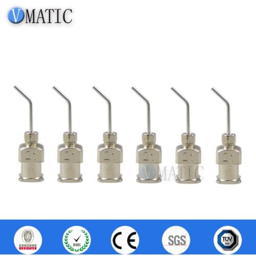 Free Shipping 12Pcs 1/2'' Inch 21G 45 Degree Bent Stainless Steel Dispensing Needle