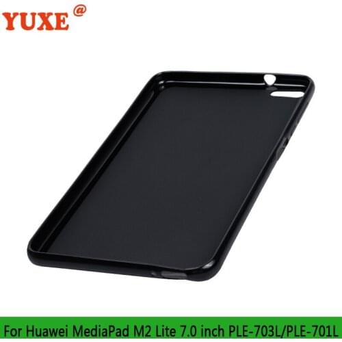 Tablet Case For HUAWEI MediaPad M2 Lite 7.0 inch PLE-703L PLE-701L M2Lite 7.0'' Funda Back TPU Silicone Anti-Drop Cover