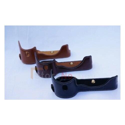 Camera Video Bag Case PU Leather 1/4 Screw Mount For sony A7R A7R2 A7AR3 Body Base Mirrorless System Camera