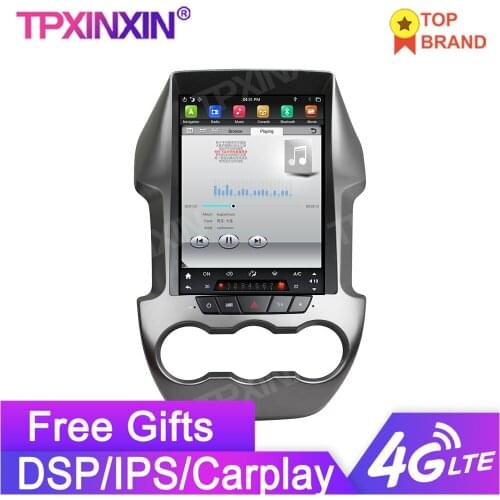 For Ford Ranger F250 2010-2016 Android 9.0 Multimedia Radio Car GPS Navigation DVD Player Auto Stereo Head Unit Carplay 64GB DSP