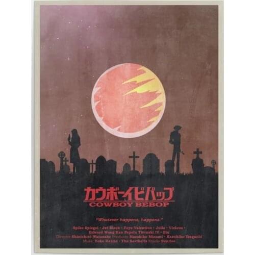 Home Decoration Cowboy Bebop HD Print Pictures Wall Art Modular Dead Love Poster Japanese Anime Canvas Painting For Living Room