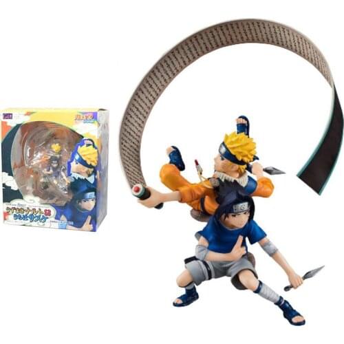 Naruto Figure Sasuke Naruto Scroll Anime Figure Collectible Model Peripheral Decoration Action Toy Figure Toys for Children