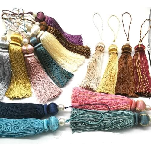 Euro Style Curtain Tassels Polyester Big Tassels 30cm silk tassels Decorative tassels DIY for crafts Curtain Valance Accessories