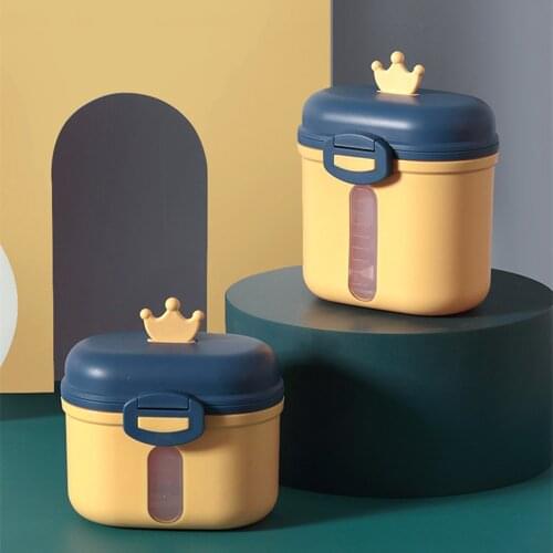 Baby Essential Food Storage Box Capacity Cereal Portable Infant Milk Powder Box Toddler Formula Dispenser Snacks Container