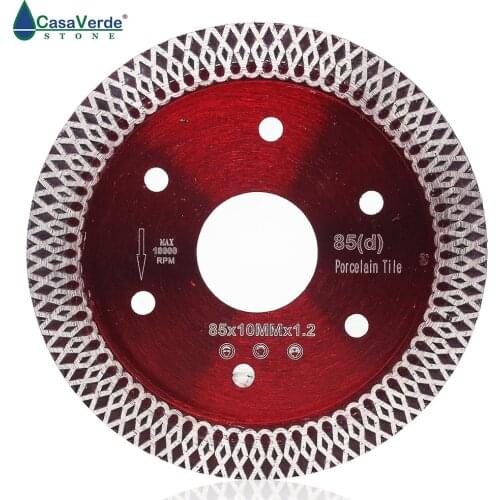 Free shipping 85mm super thin diamond ceramic tile saw blade porcelain cutting blade for cutting ceramic or porcelain tile