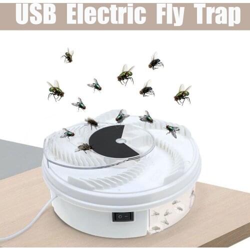 Dropship Hot Insect Traps Fly Trap Electric USB Automatic Fly Catcher Trap Pest Reject Control Catcher Mosquito Anti Killer