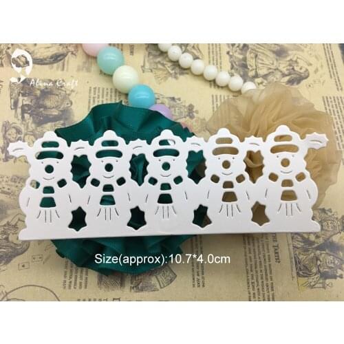 METAL CUTTING DIES cut Christmas snowman Scrapbook PAPER CRAFT card made album embossing stencil tamplate art cutter punch blade