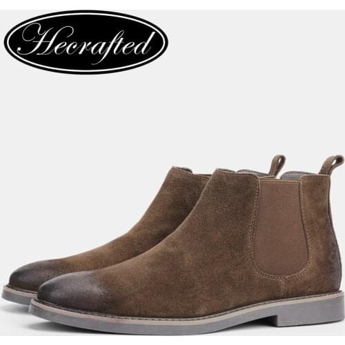 39~46 chelsea boots men brand 2021 comfortable fashion chelsea boots #KD463