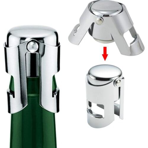 New 304 stainless steel champagne cork portable sealing machine bar stopper wine cork sparkling wine champagne cap