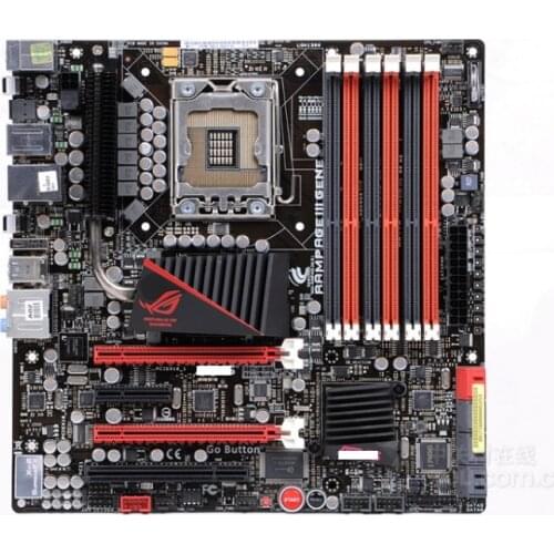 ASUS Rampage III GENE original motherboard DDR3 LGA 1366 24GB for I7 CPU X58 Desktop motherborad mainboard Free shipping