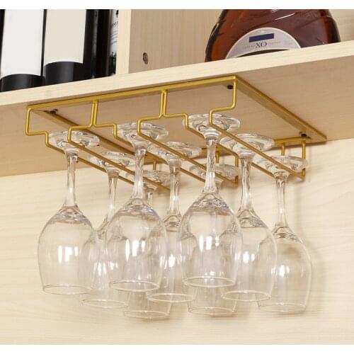 Wine Glasses Rack Under Cabinet Stemware Rack Wine Glass Hanger Racks Wire Glass Holder-37