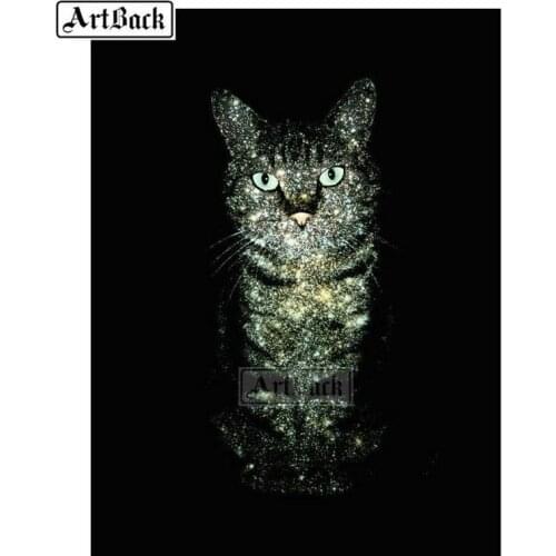 Full square drill diamond painting cat crystal mosaic decorative painting new arrival 3d diamond embroidery rhinestone art
