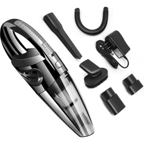 Handheld Vacuum Cordless Powerful Cyclone Suction Portable Rechargeable Vacuum Cleaner Quick Charge for Car Home Pet Hair