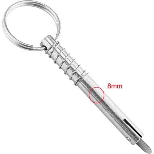 Marine Grade Stainless Bimini Top Pins with Drop Cam & Spring, 8x76mm