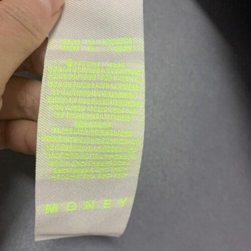 2020 Ins Style 3.5*11cm Damask Woven Labels For Clothing